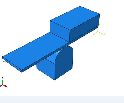 آموزش محاسبه تحلیل نیروی خمکاری ورق در نرم افزار آباکوس
